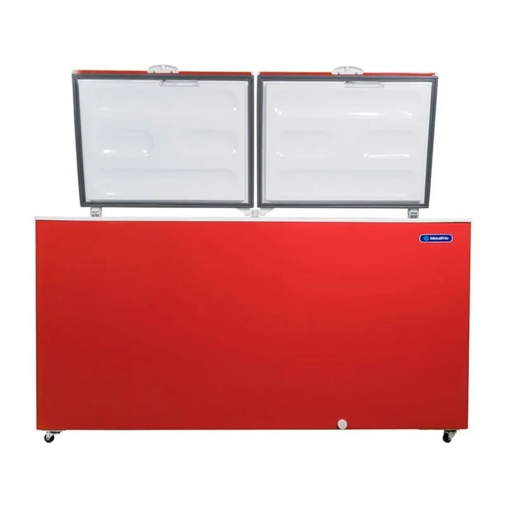 Freezer Horizontal METALFRIO 550L Rojo