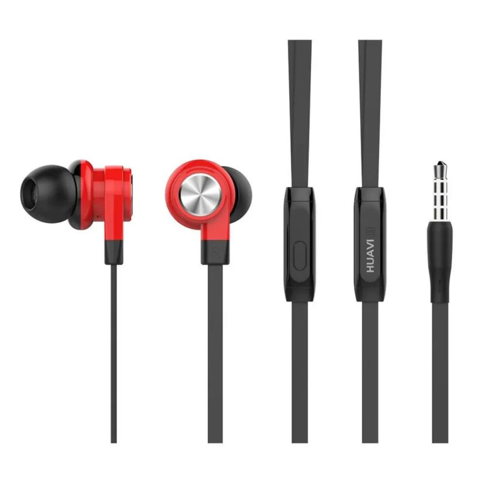 Audífonos Internos HUAVI E10 Contestador Rojo