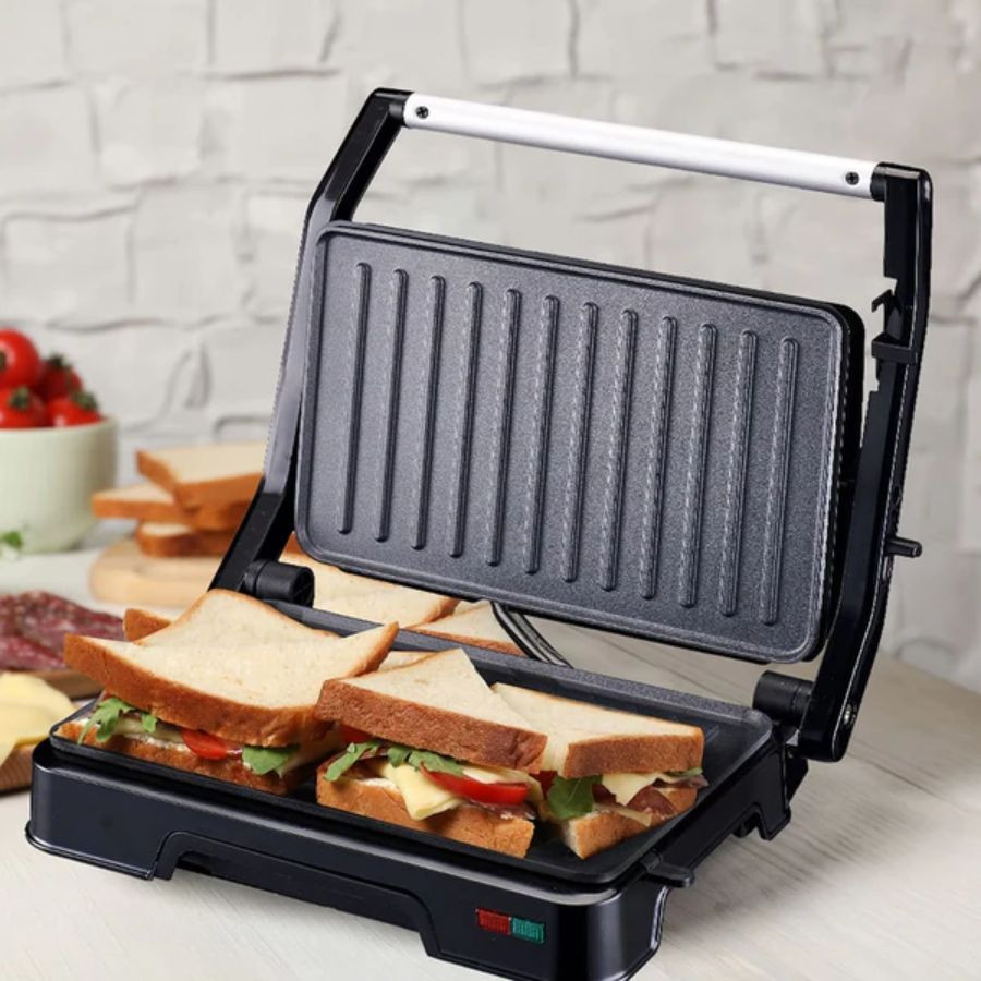 Plancha Panini BLAUPUNKT 1.200 W Regulable  Inox