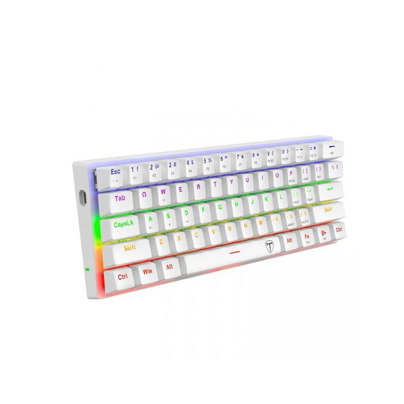 Teclado Gamer T-DAGGER T-Tgk321 Arena Blanco Swich