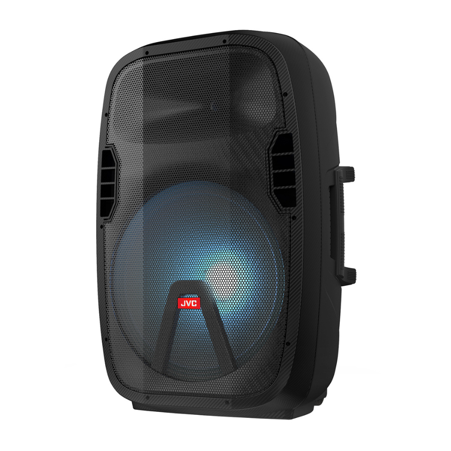 Parlante JVC Party Speakers – Mic & Bluetooth Woofer de 15″ y 35W RMS
