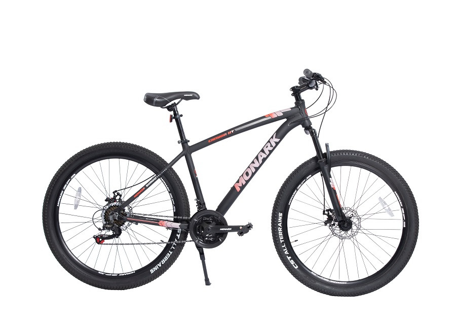 BICICLETA MONARK CANYON HT ARO 27.5" NEGRO/ROJO