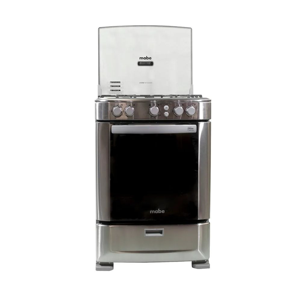 Cocina MABE 4H Inox Grill Rosticero GLP