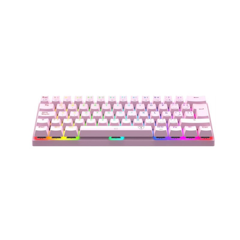 Teclado Gamer T-DAGGER T-Tgk321 Arena Rosa Swich