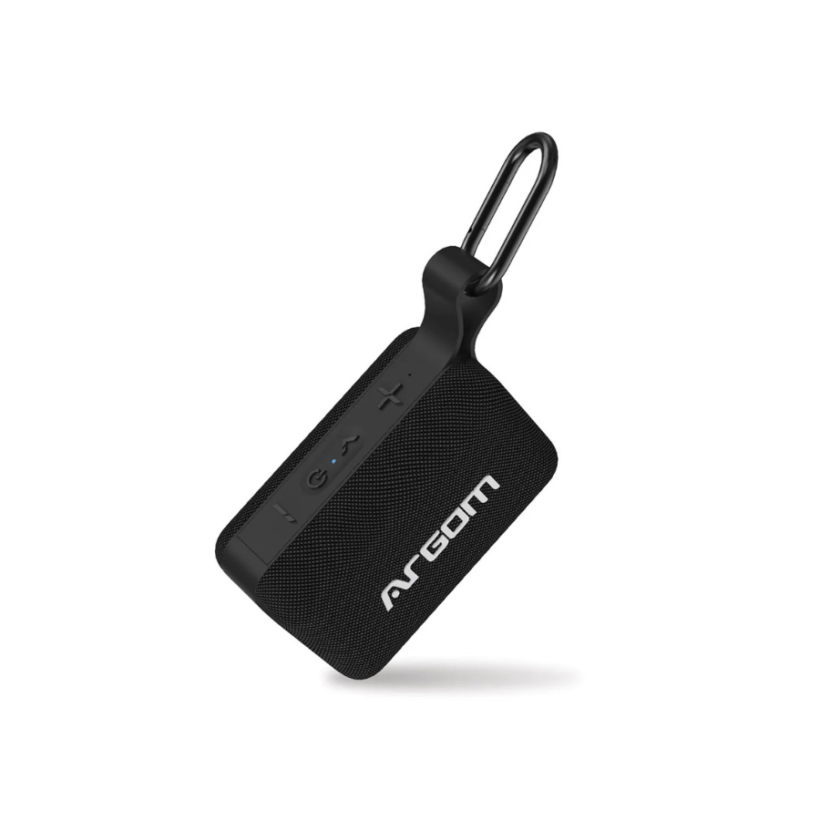 Altavoz inalámbrico portátil BoogieLink con resistencia al agua IPX5 ARGOMTECH  ARG-SP-3110BK