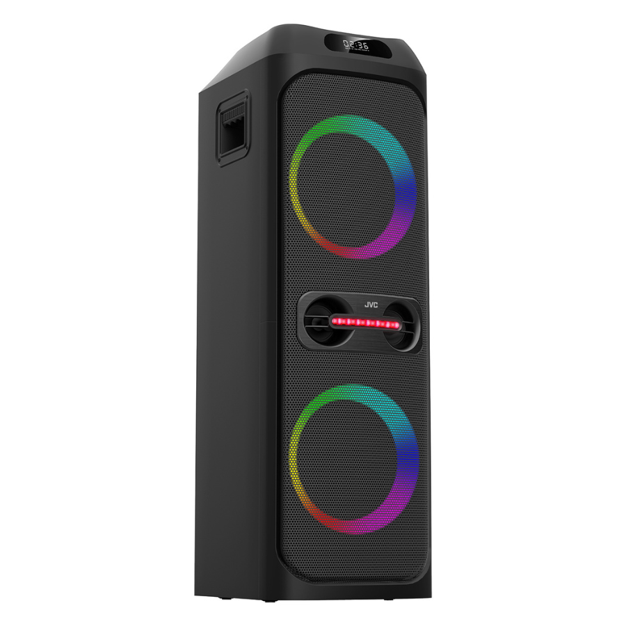 Parlante Torre de Sonido JVC Led Double Party Speaker 160W RMS (230W PeakPower)