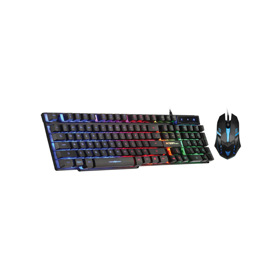 Combo de teclado y ratón para juegos de combate KB51  ARGOMTECH ARG-KB-2051BK