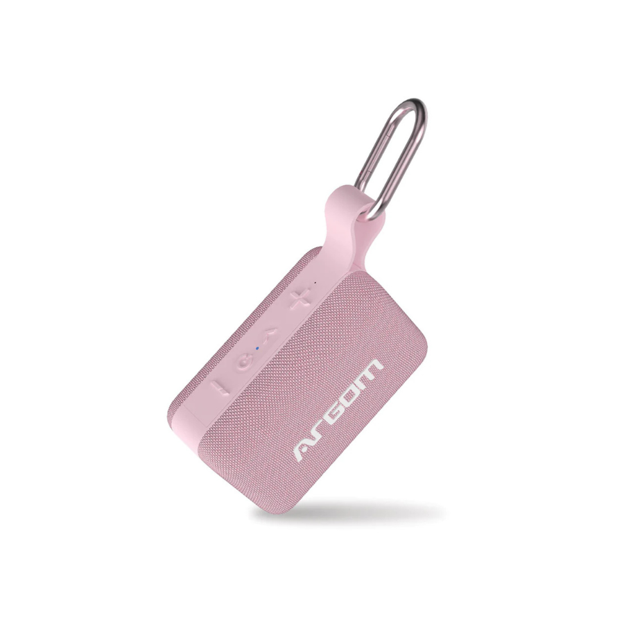 Altavoz inalámbrico portátil BoogieLink con resistencia al agua IPX5 Rosado ARGOMTECH ARG-SP-3110PK