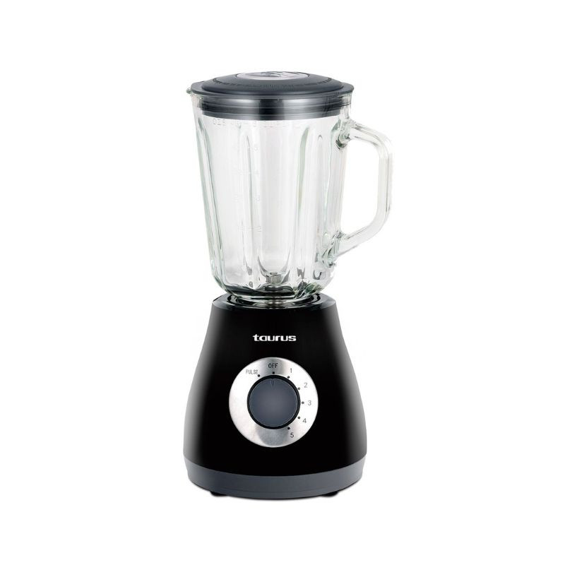 Licuadora TAURUS 1.5 Lts 500W 5 Vel Pica Hielo Negro