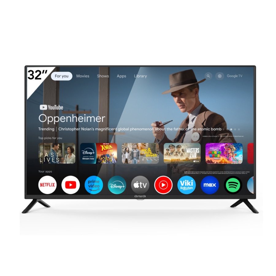 Televisor AIWA 32" Google Tv HD Led Chromecast Integrado